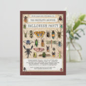 気味の悪いハローウィンパーティ |おもしろい虫採集 招待状 (スタンド正面)
