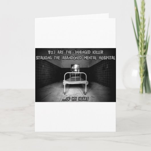 気味の悪いバレンタイン シーズンカード (正面)