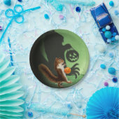 気味の悪いリスの影 ペーパープレート (パーティー)