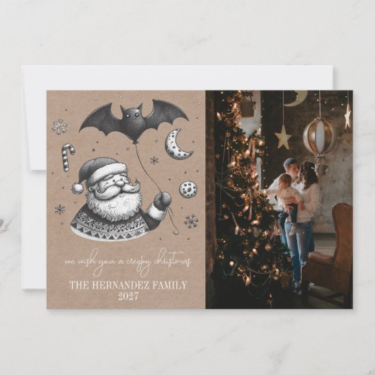 気味の悪いリース シーズンカード (正面)