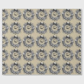 気味の悪いリース ラッピングペーパー (フラット)