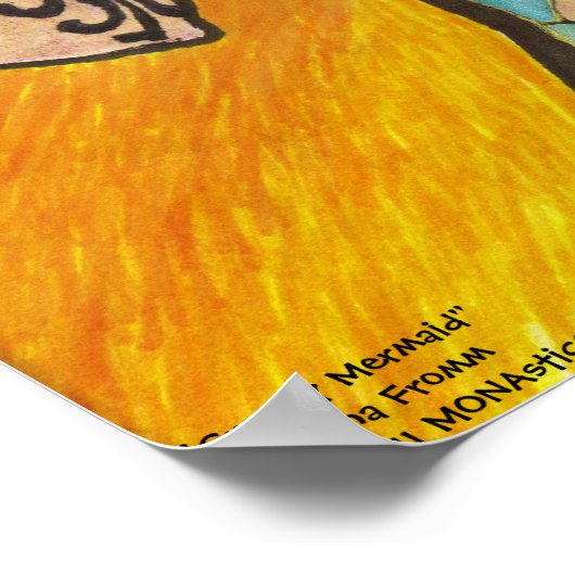 「気味の悪い人魚」 ポスター (角)