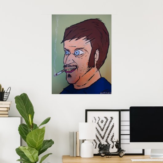 気味の悪い男 ポスター (ホームオフィス)