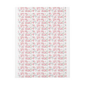 気味の悪い花模様 ラップアラウンドラベル (シート)