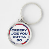 気味悪いジョー行かなきゃブランドン行こうおもしろい キーホルダー (正面)