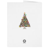 気味悪いスケルトンになるシーズン醜いクリスマス (裏面)