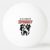 気味悪いハロウィン不気味の季節 卓球ボール (正面)