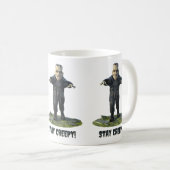 気味悪くしてろ!フランケンシュタインモンスター コーヒーマグカップ (正面右)