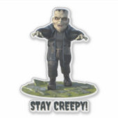 気味悪くしてろ！フランケンシュタインモンスター シール (正面)