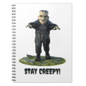 気味悪くしてろ!フランケンシュタインモンスター ノートブック (正面)