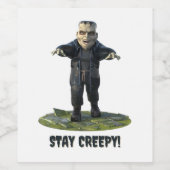 気味悪くしてろ！フランケンシュタインモンスター ワインラベル (シングルラベル)