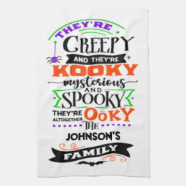 気味悪く神秘的不気味だ キッチンタオル