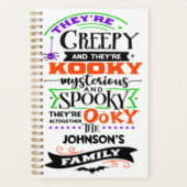 気味悪く神秘的不気味だ プランナー手帳 (正面)