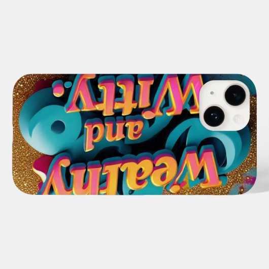 「気品とユーモア」 Case-Mate iPhoneケース (裏面 (横))