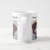 気品のあるオーブンセッターのミックス ジャンボコーヒーマグカップ (裏面)