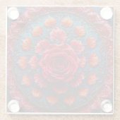 気品の輪 ガラスコースター (裏面)