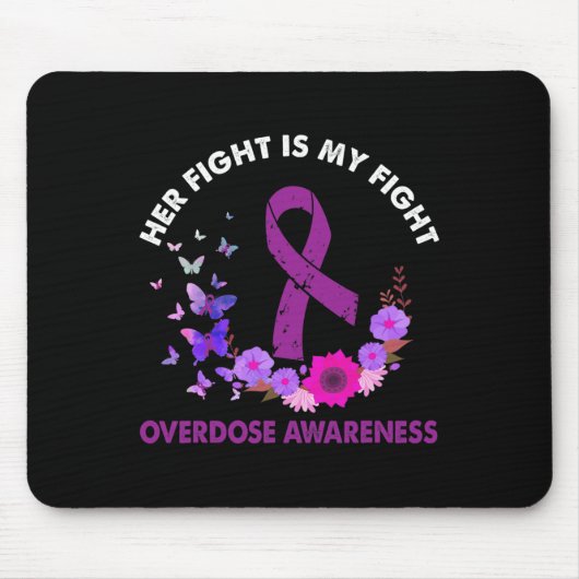 気彼女の戦いは私の戦い過剰摂取認識度コスタム マウスパッド (正面)