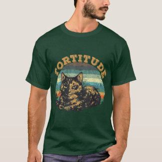 気性の荒いさばへび柄の雌猫は元気なさばへび柄の子猫 Tシャツ