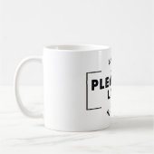 気持が良い湖のコーヒー・マグ コーヒーマグカップ (左)