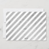 気持ちを明るく シルバーリーフのホリデー写真 シーズンカード (裏面)