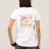 気持ちを食べよう Tシャツ (裏面)