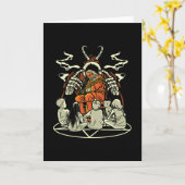 気持ち悪いクリスマス カード (黄色い花)