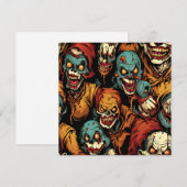 気持ち悪い怖いピエロゾンビ シーズンカード (正面/裏面)