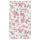 気持ち悪い花の模様 スモールペーパーバッグ (正面)