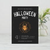 気持ち悪グランジいクモアダルトハローウィンパーティ 招待状 (スタンド正面)