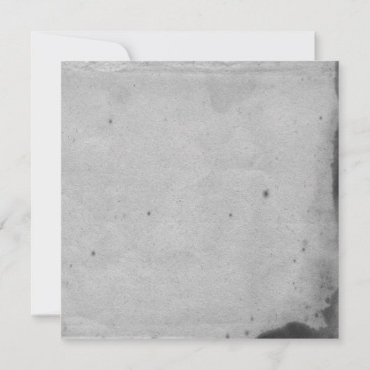 気持ち悪グランジい墓地ハローウィンパーティ 招待状 (裏面)