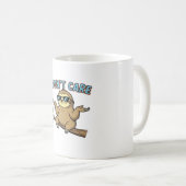 気楽なナマケモノ I Don't Care デザイン エッセンシャルTシャツ コーヒーマグカップ (正面右)