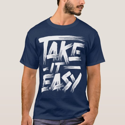 気楽にいこう引用フレンド Tシャツ (正面)