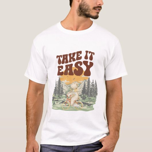 気楽にいこう Tシャツ (正面)