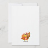 気楽賞与 招待状 (裏面)