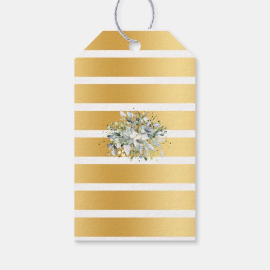 気泡とブリュース多肉性ユーカリメッセージカード ギフトタグ (裏面)