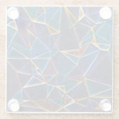 気泡の切断 ガラスコースター (裏面)