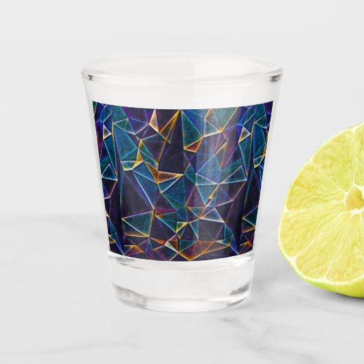 気泡の切断 ショットグラス (正面)