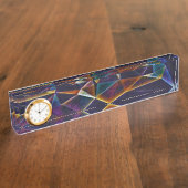 気泡の切断 デスクネームプレート (側面)