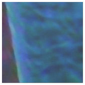気泡の切断 ファブリック (クローズアップ)