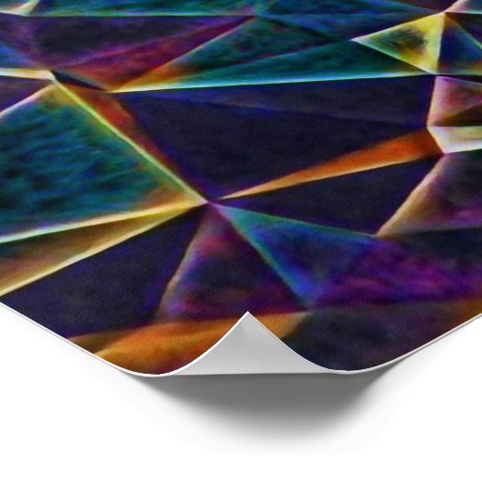 気泡の切断 ポスター (角)