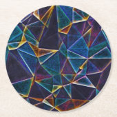 気泡の切断 ラウンドペーパーコースター (正面)