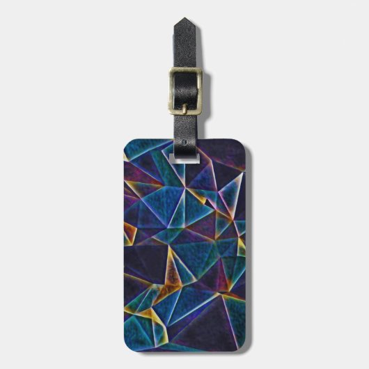 気泡の切断 ラゲッジタグ (正面縦)