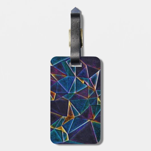 気泡の切断 ラゲッジタグ (裏面縦)