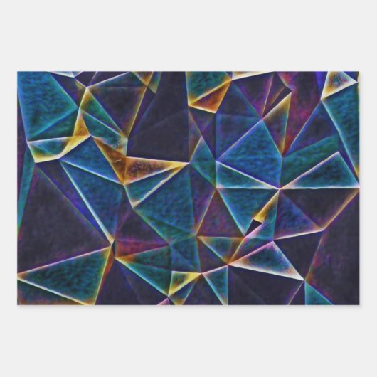 気泡の切断 ラッピングペーパーシート (正面)