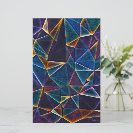 気泡の切断 便箋 (スタンド正面)