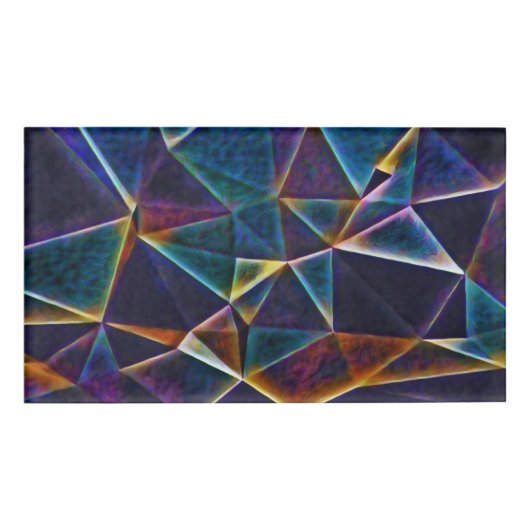 気泡の切断 名札 (正面)