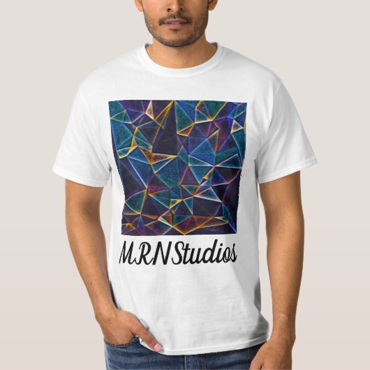 気泡の切断 Tシャツ (正面)