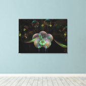 気泡の飛行 キャンバスプリント (インサイチュ (ウッドフロア))