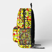 気泡カラフル付きリュック プリントバックパック (右)