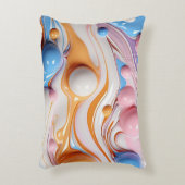 気泡カラフル付き液体 アクセントクッション (正面(垂直))